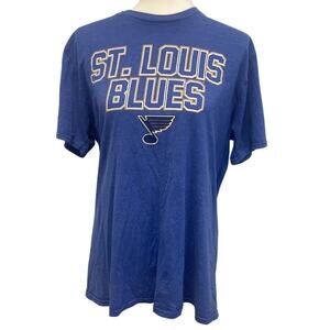 Champion Mens Large St Louis Blues Hockey Short Sleeve Crew Neck Tee Shirt